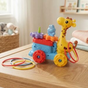 🦒🎵 Juguete Sensorial Interactivo para Bebés con Luces y Música – Varios Diseños Jirafa