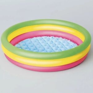 🌈💦 Piscina Inflable Infantil Bestway 3 Aros Arcoíris 152 x 30 cm