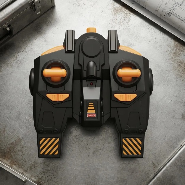 🏗️🚜 Grúa Oruga De Juguete A Control Remoto Con Gancho Elevador, Luces, Sonido Y Humo 💨✨ - Image 7